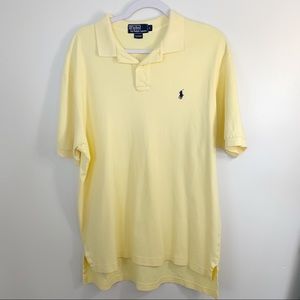 Ralph Lauren Yellow Polo Shirt Size Large